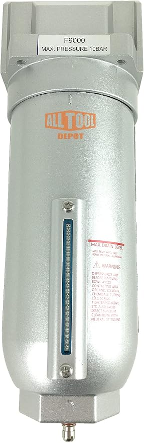 1" NPT SUPER DUTY Industrial Grade Particulate Filter/Water Trap by AllToolDepot