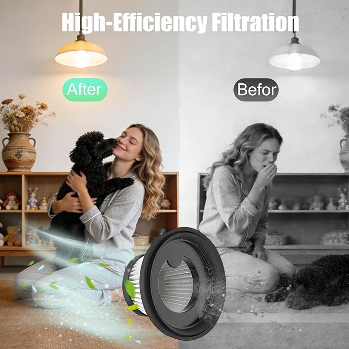 6 Pack HEPA Filter Replacement Compatible - Image 3