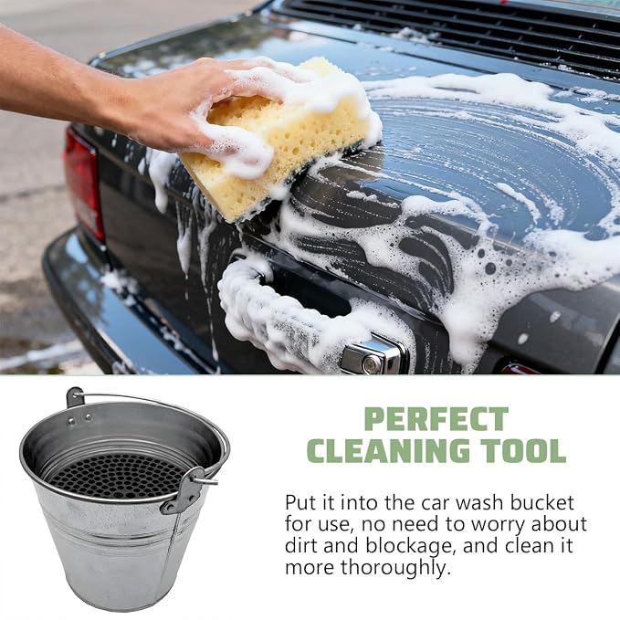 Bullet Car Wash Bucket Grit Trap Inserts, Vehicle Detailing Wash Filter - Image 5