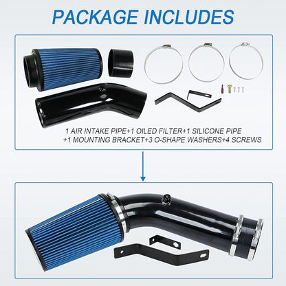 Oiled Cold Air Intake 7.3 Diesel Kit Air Intake Pipe - Image 5