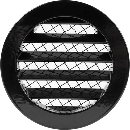 Repa Market 4" Inch Aluminum Black Soffit Air Vent Cover by RepaMarket