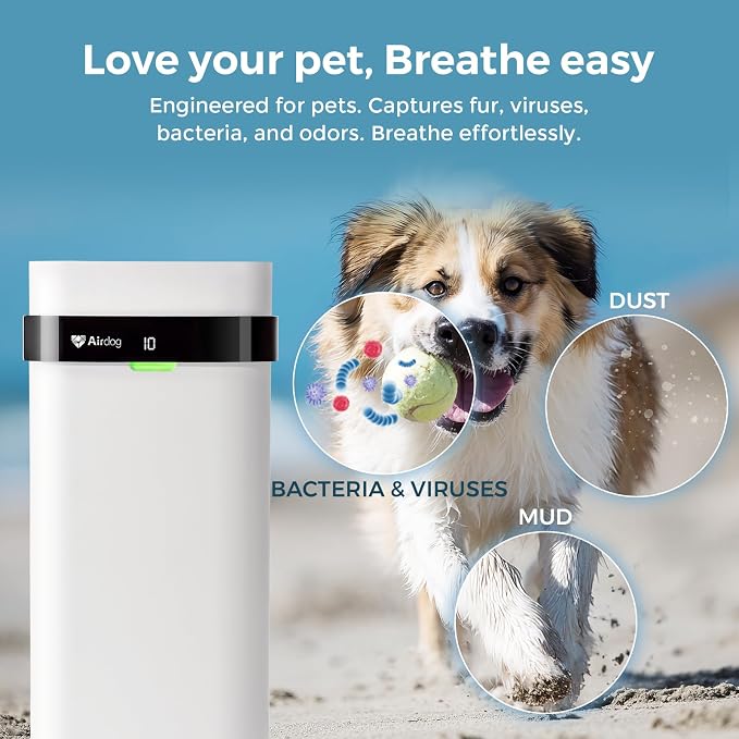 Airdog X5 Pet Air Purifier for Homes Covers Up to 1614 Ft², TPA Technology - Image 2