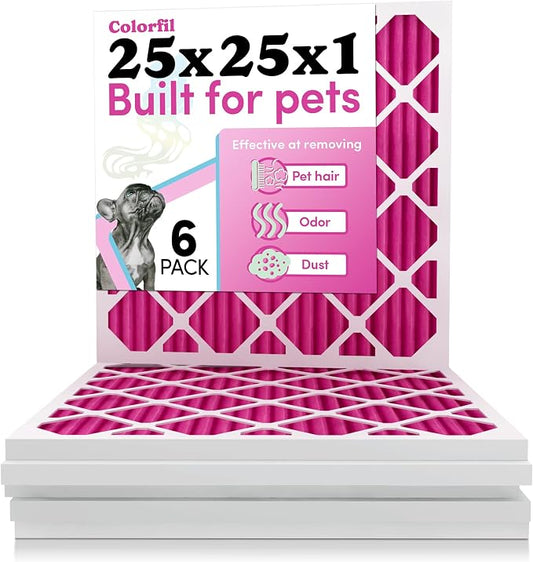 25x25x1 Air Filter by Colorfil | Color Changing Filters by ColorfilAirFilters