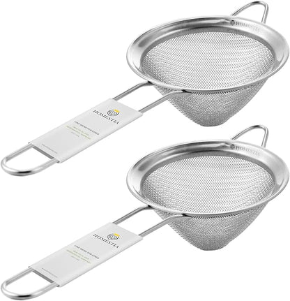 Homestia 2 Piece 3.3" Fine Mesh Strainer by Homestia