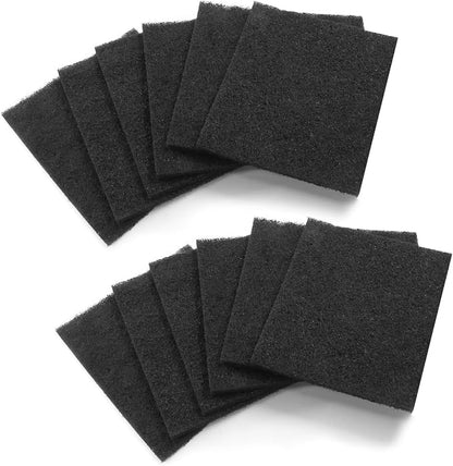 Biaungdo 12 Pack 5 Inch Sqaure Charcoal Filter Replacements - Image 7