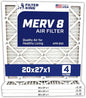 Filter King 20x27x1 Air Filter | 4-PACK | Carbon MERV 8 HVAC Pleated A/C by FilterKing