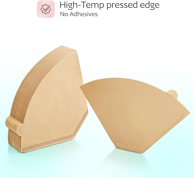 100 Count #4 Unbleached Paper Coffee Filters - Image 3