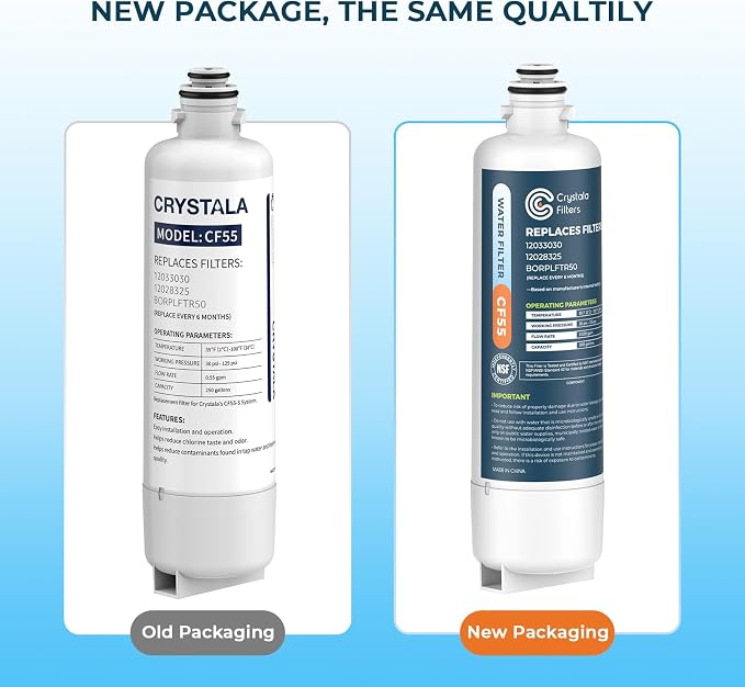 Crystala Filters Replacement for Bosch Ultra Clarity Pro Water Filter, - Image 2