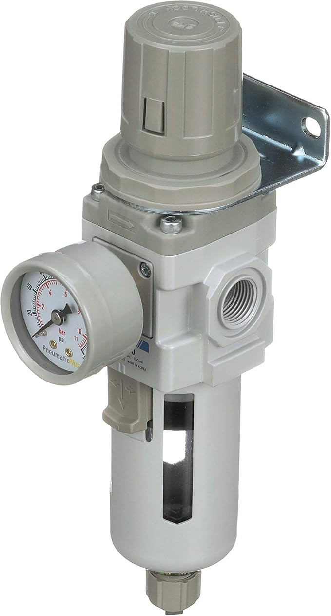 PneumaticPlus SAW300-N03BG Compressed Air Filter Regulator Piggyback Combo 3/8" - Image 6
