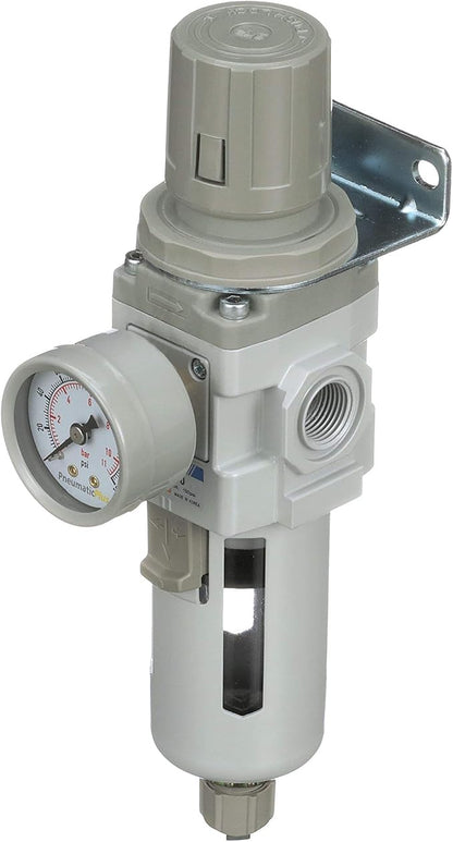 PneumaticPlus SAW300-N03BG Compressed Air Filter Regulator Piggyback Combo 3/8" - Image 6
