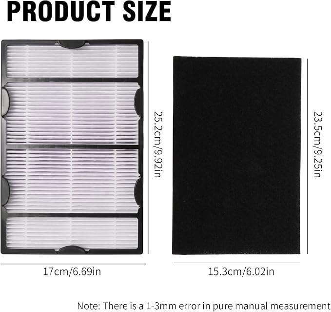 Hopypeyfiy 3 Pack Hapf600 Replacement Filters Kit fit - Image 5