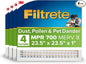 Filtrete 23.5x23.5x1 AC Furnace Air Filter, MPR 700, MERV 8, Tough on Pollen by Filtrete