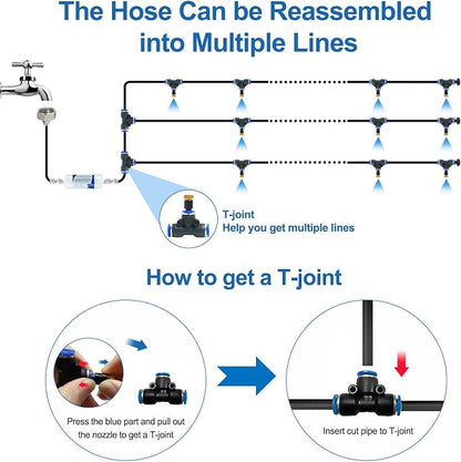 Pre-Assembled Misters for Outside Patio, 80FT|24M.Outdoor Misting Cooling - Image 4
