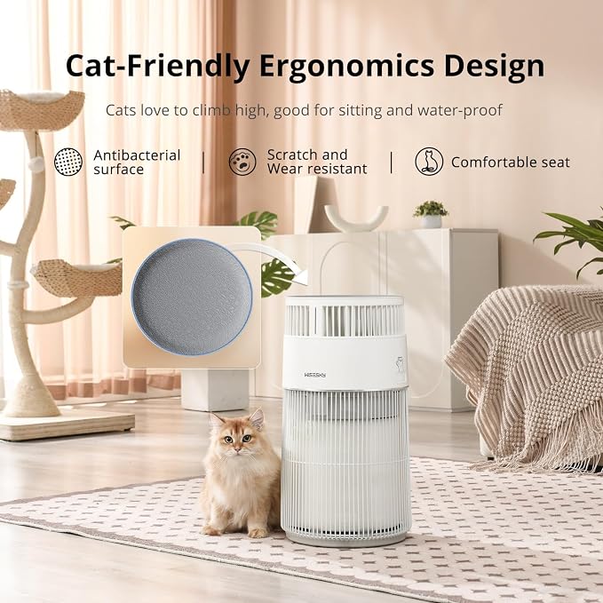 WiseSky Pet Air Purifier, 3-in-1 HEPA Filter - Image 5