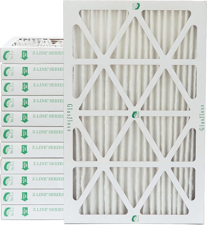 Glasfloss ZL 16x25x2 MERV 13 2" Inch Air Filters by Glasfloss