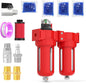 1/2" NPT Aluminium Air Drying System, Coalescing Filter, Desiccant Dryer and by MEANLINMEASURE