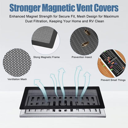4x10 inch Air Vent Filters Screen mesh Cover, Wall & Ceiling Vents, Noise - Image 3