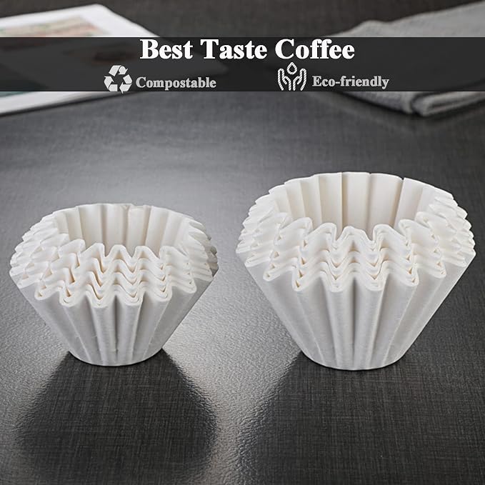 1-2 Cup White Coffee Filters, Small Coffee Maker, Single Serve Coffee Pot - Image 3
