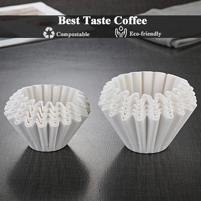 1-2 Cup White Coffee Filters, Small Coffee Maker, Single Serve Coffee Pot - Image 3