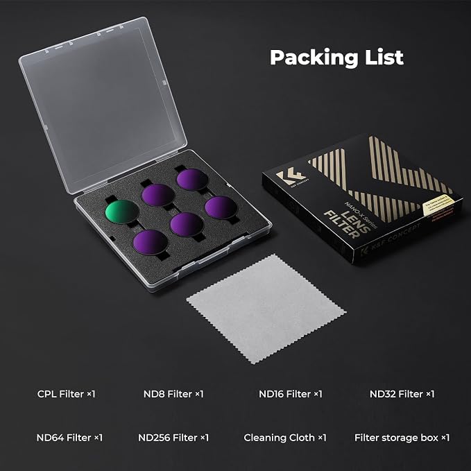 K&F CONCEPT Snap On CPL ND Filter Kit - Image 7
