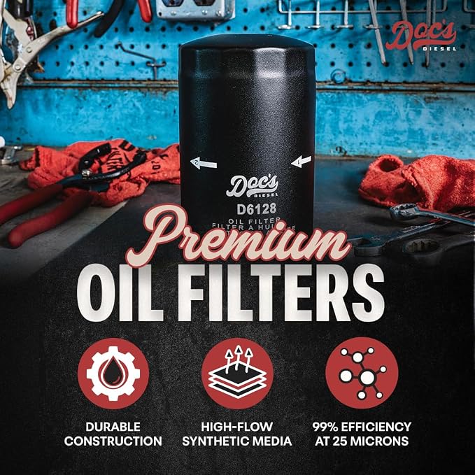 Doc's Diesel Oil Filter D6128 | Compatible - Image 2
