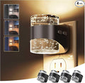 L LOHAS LED Night Light, Bubble Night Lights Plug into Wall,4 Pack 3000K/4000k/5000K Adjustable Color Temperature Night Light,Dimmable Nightlights with Dusk to Dawn Sensor for Rooms Bathroom Hallway