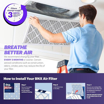 BNX TruFilter 14x30x1 Air Filter MERV 8 - Image 7
