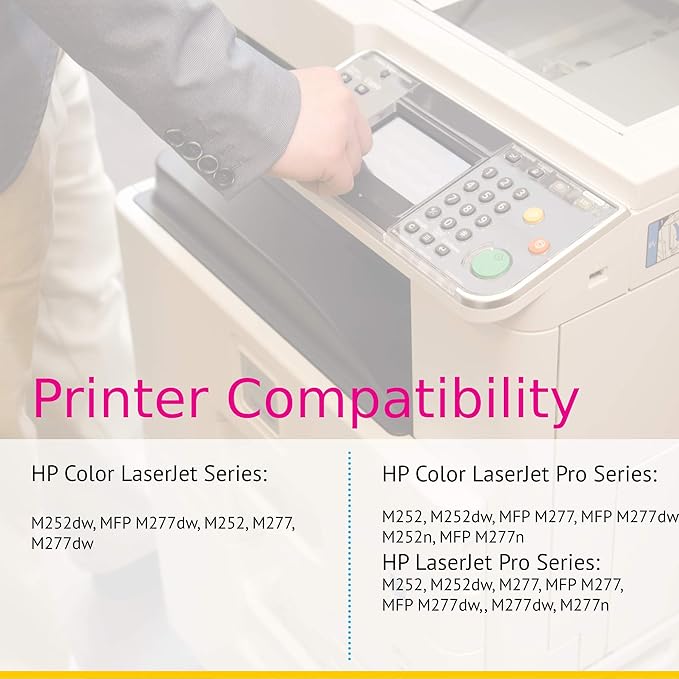 CS Replacement Toner Cartridge Compatible with HP 201X CF400X Black Color Pro MFP M277n Pro M252 Pro M252dw Pro MFP M277 Pro M277dw 2 Set