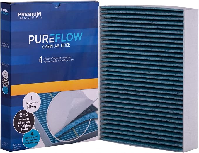 PureFlow Cabin Air Filter PC4255X | Fits 2017-2025 Porsche 911, 2020-2025 718 by PremiumGuard