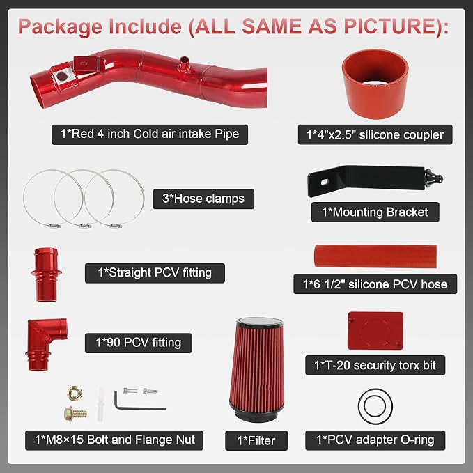 4 inch Cold Air Intake Kit Replacement - Image 3