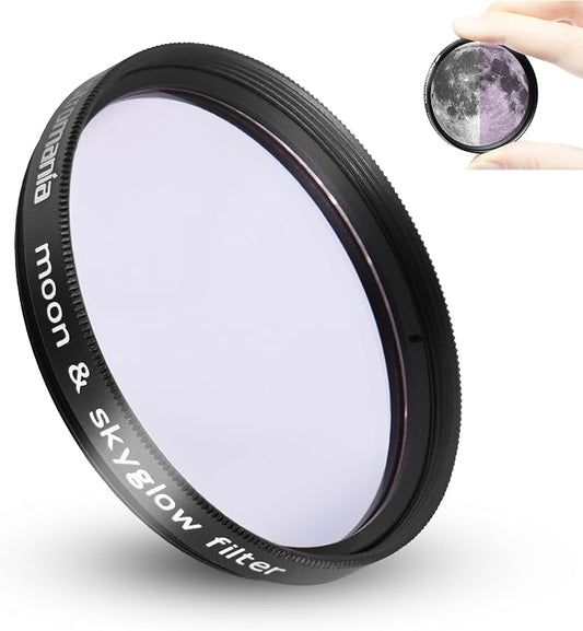 Astromania Telescope Moon Filter 2 Inch, Moon Skyglow Filter Reduces Moon Glare by AstromaniaOptics