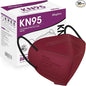 Miuphro KN95 Face Mask 50 Pack, Disposable Respirator Masks, 5 Layer Design by Miuphro