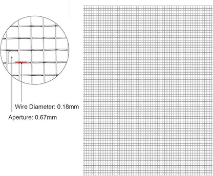 Stainless Steel Screen Mesh 30 Mesh Cloth, 304 Wire Netting Roll, Durable - Image 3
