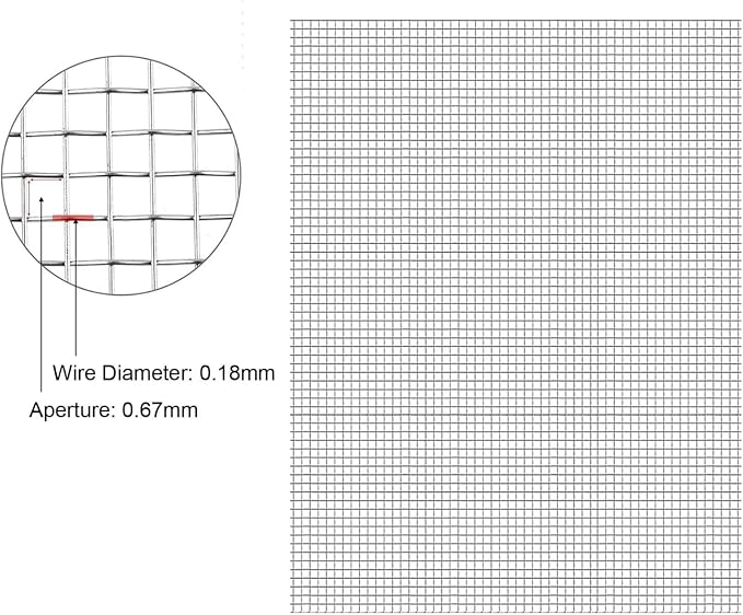 304 Woven Wire Mesh 30 Mesh Cloth, Stainless Steel Screen Roll, Ventilation - Image 3