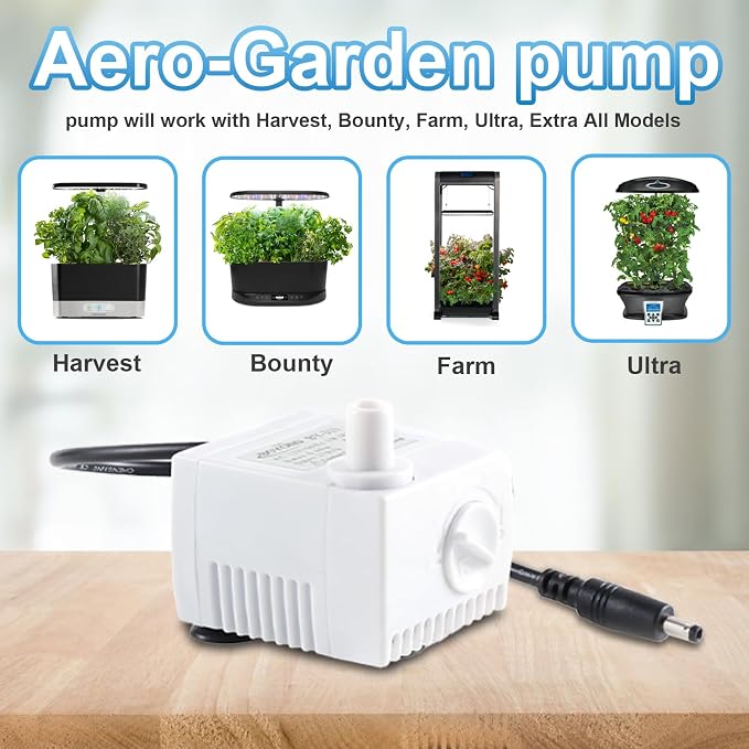 Aero-Garden Pump with 10 Filters, 200623 Pump Fit - Image 2