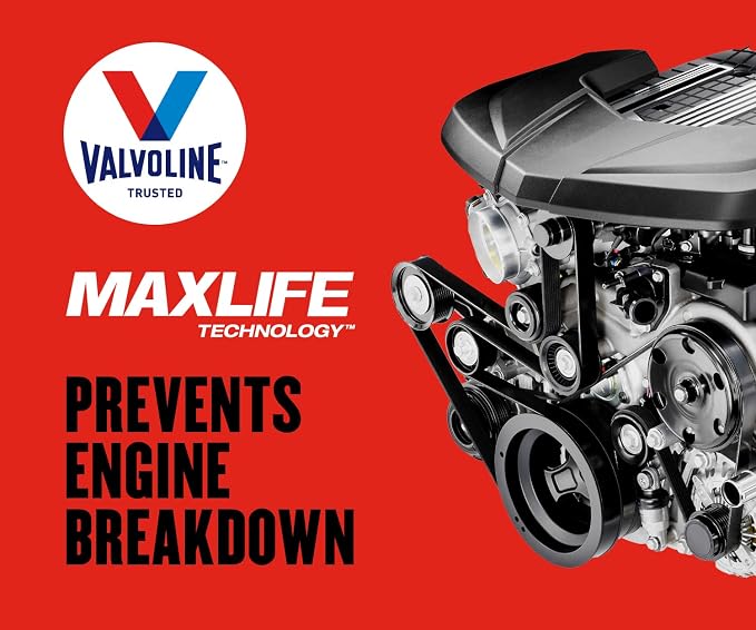 Valvoline High Mileage with MaxLife Technology SAE 5W-30 Synthetic Blend Motor - Image 5