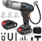 2 in 1 Cordless Car Vacuum and Air Compressor, 5000PA Powerful Suction & 150PSI by Zapvolt