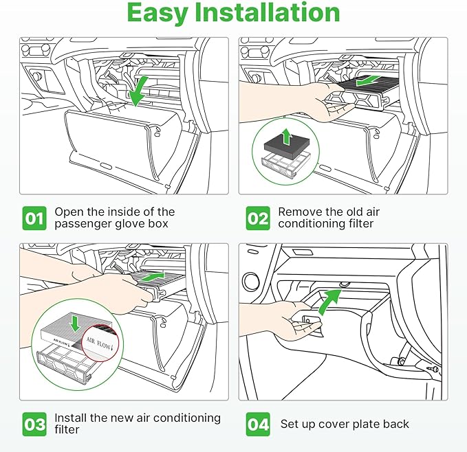 Engine+Cabin Air Filters Fit for 2018-2019 BMW X3, 2020-2021 X3, 2019 X4 - Image 7