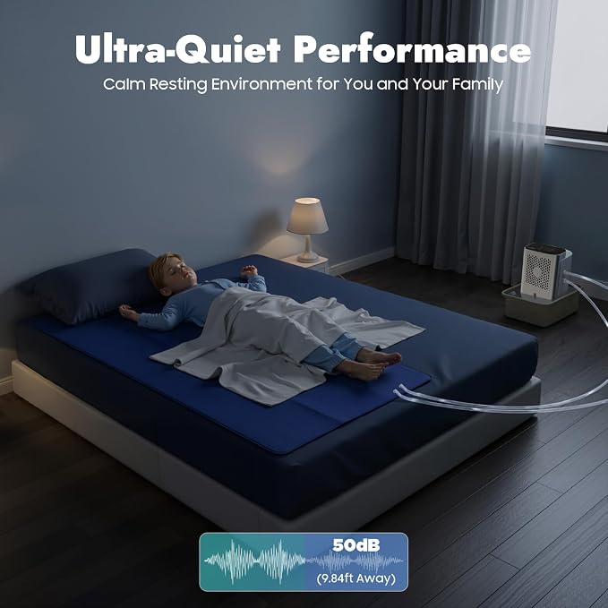 Bepritm Bed Cooling System, 6W Mattress Water Cooling Bed Pad - Image 6
