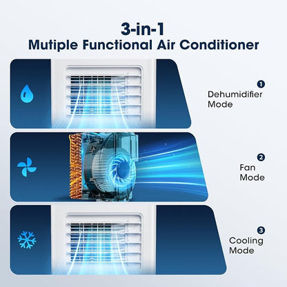 8000BTU Portable Air Conditioners Smart AC Unit - Image 3