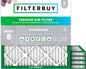 Filterbuy 17x17x1 Air Filter MERV 8 Essential Dust & Allergy Defense, by Filterbuy