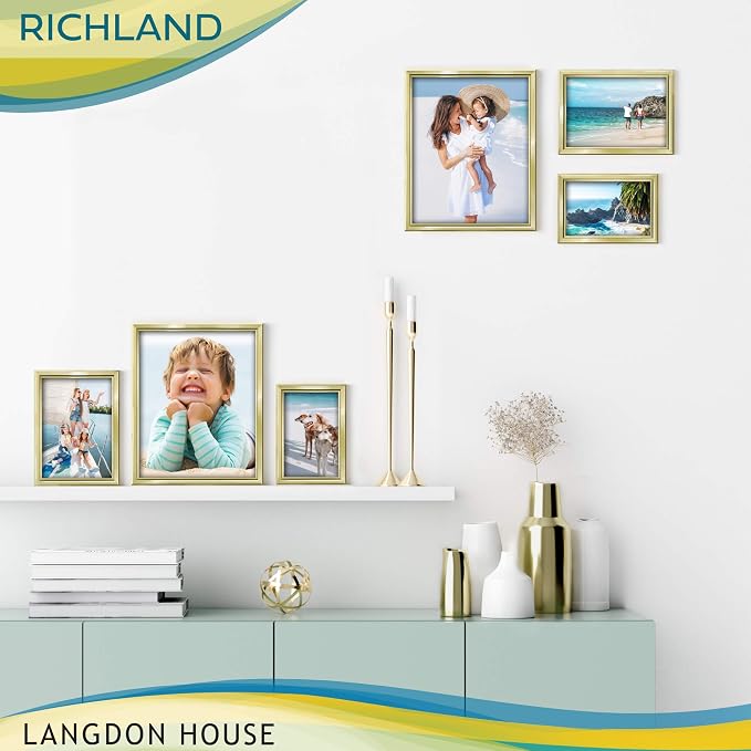 Langdon House 4x6 Picture Frames Set Distinguished Edging - Image 6