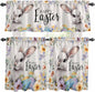 Happy Easter Kitchen Curtains Set 3 Piece by Unknown
