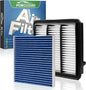Cabin & Engine Air Filter Combo Fit by Forccord