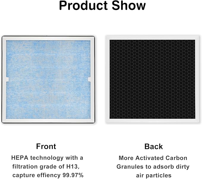 770 Fliter 2-in-1 HEPA/Activated Carbon Filter Replacement Set - Image 6