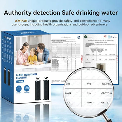 PBF-2-1 Black Purification Elements, NSF/ANSI 42&372 Certified fluoride Water - Image 5