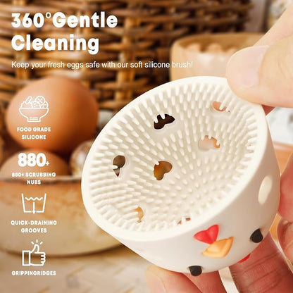 2PCS Egg Brush, Egg Cleaner, Egg Washer - Image 4