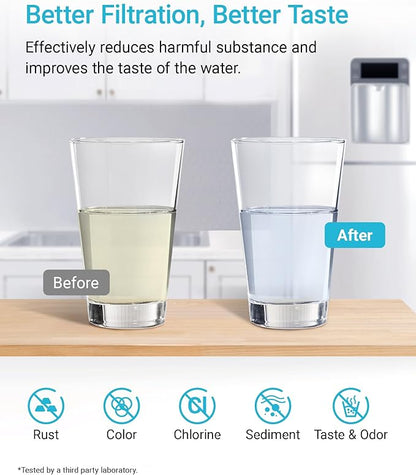 AQUACREST GXRTQR Inline Water Filter, NSF Certified, Compatible - Image 3
