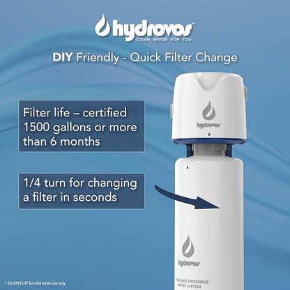 DWSS Under Sink Water Filter for RV, NSF 53 Certified Removes Microplastics - Image 8
