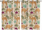 2 Panel Kitchen Cafe Curtains, Desert Camels Sunlight Filtering Nature Air by Hokiten